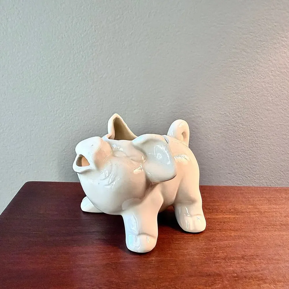 Copied - Shawnee Ceramic Pig Creamer White